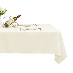10 pcs 60" x 102" Rectangle Polyester Tablecloth