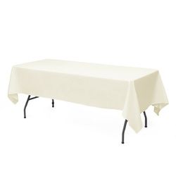 10 pcs 60" x 126" Rectangle Polyester Tablecloth