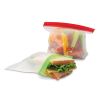 Rainbow Reusable Snack Bags, Assorted Pack of 6 Leak-Proof Snack Bags for and Meals on the Go