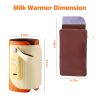 Portable Baby Milk Warmer 5 Temperature Adjustable Handhold Bottle Warmer with Fast Charge Adapter for Outdoor Car Travel