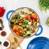 Enamel Dutch POTS can withstand high temperatures and meet many cooking needs, such as cooking, baking and stewing