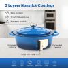 Cast iron soup POTS are suitable for various tools, such as ceramic, gas, induction cookers or barbecue grills. It can be used for cooking